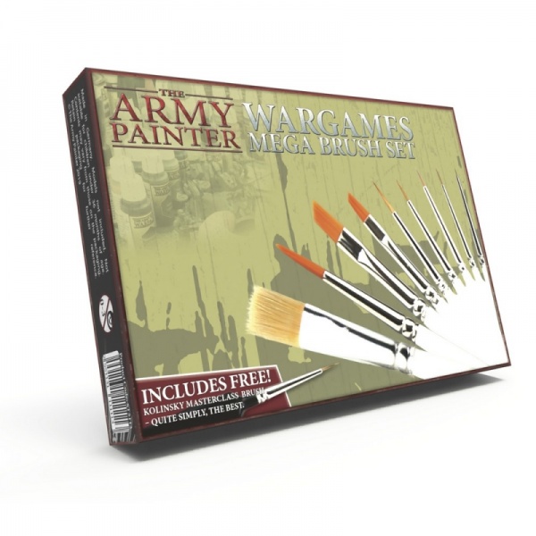 Wargames Mega Brush Set, Army Painter